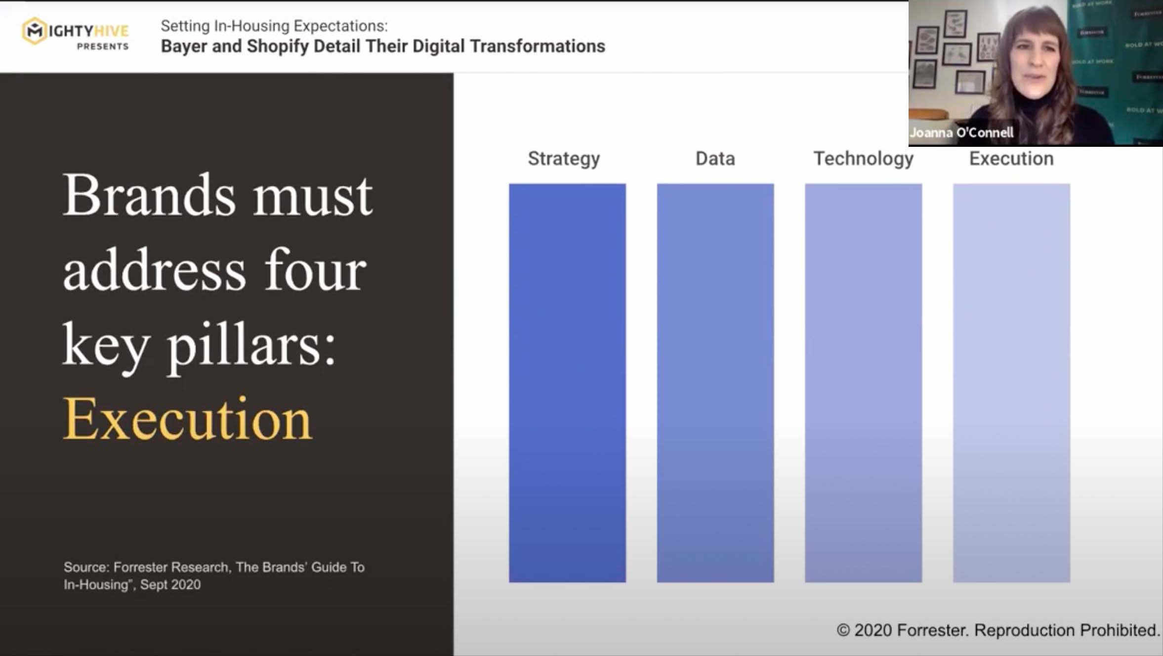 Joanna O'Connell explains the four key pillars of digital transformation